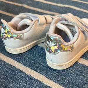 Adidas Kids Sneakers with Holographic Accents